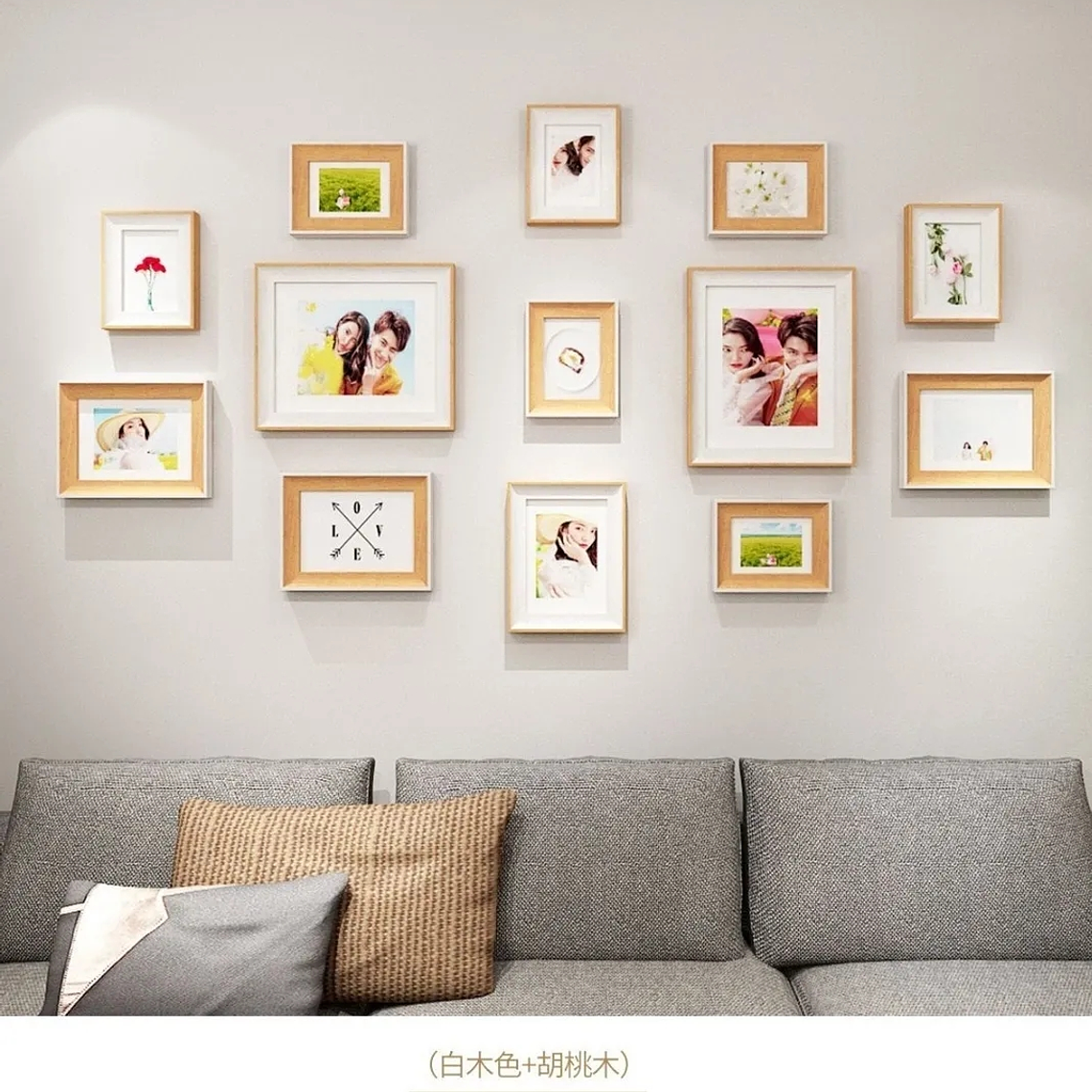 Set Marcos Foto Decorativo Pared 13 Piezas 1