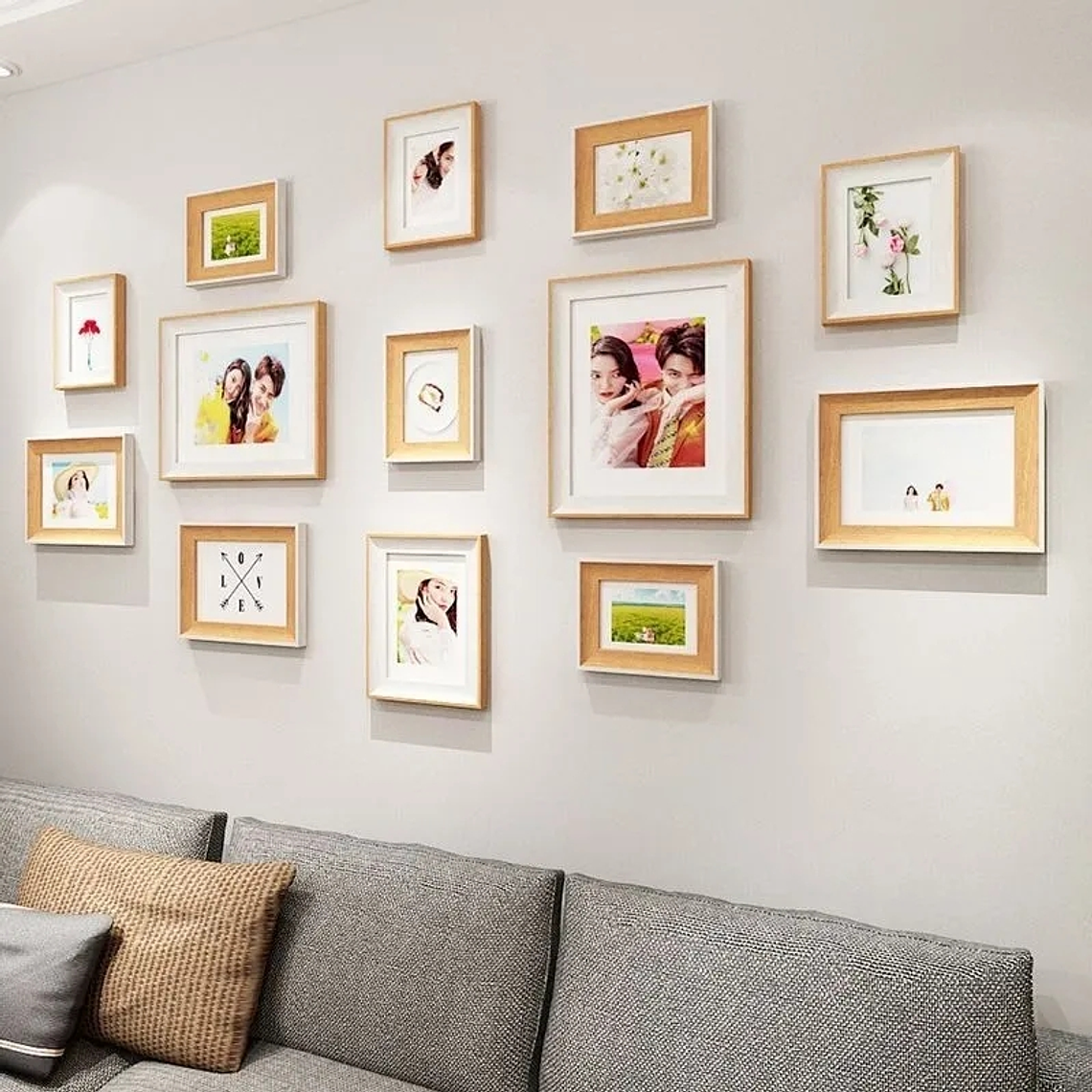 Set Marcos Foto Decorativo Pared 13 Piezas 2