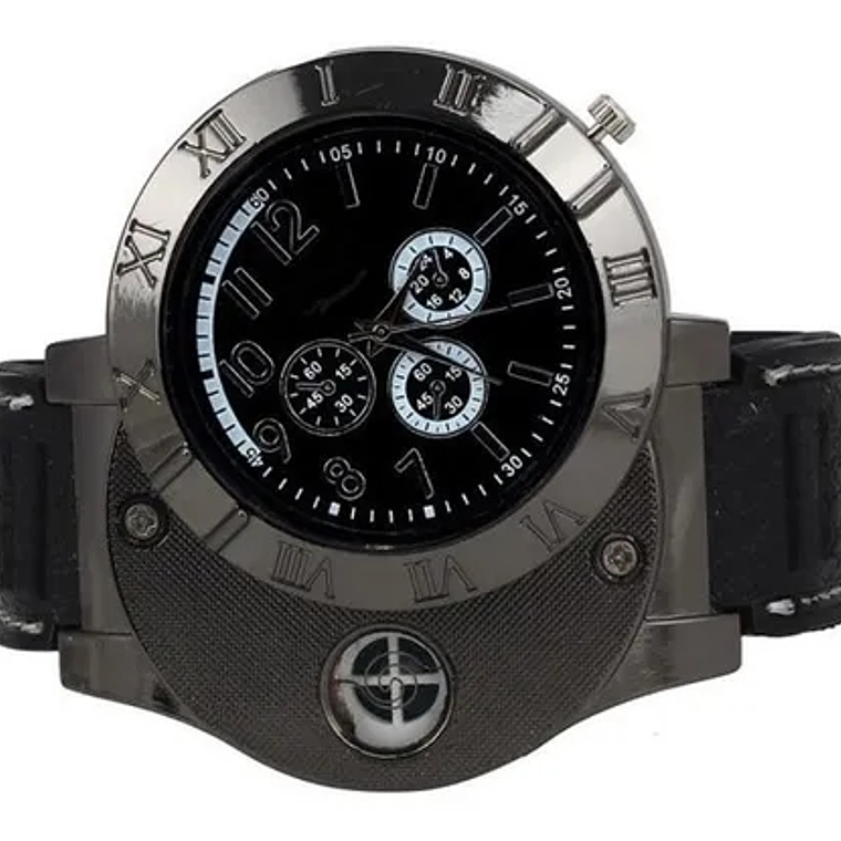 Reloj Hombre Pulsera Con Encendedor Recargable 4