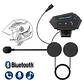Audifono Casco Moto Auriculares Bluetooth Lllamada Mp3 - Miniatura 1
