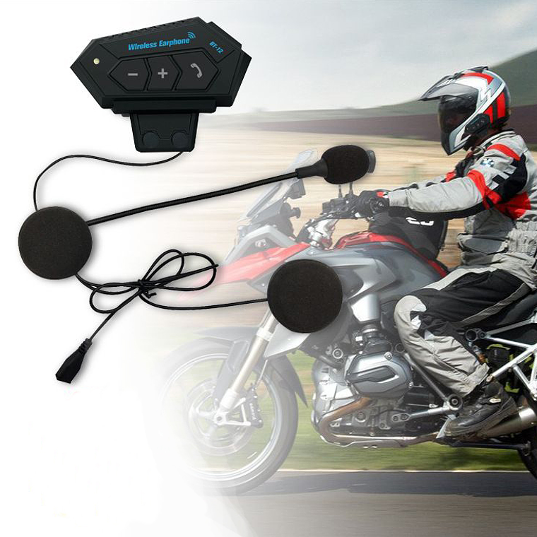 Audifono Casco Moto Auriculares Bluetooth Lllamada Mp3 4