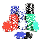 Set Poker Profesional 500 Fichas 11,5gr + Maleta Aluminio - Miniatura 6