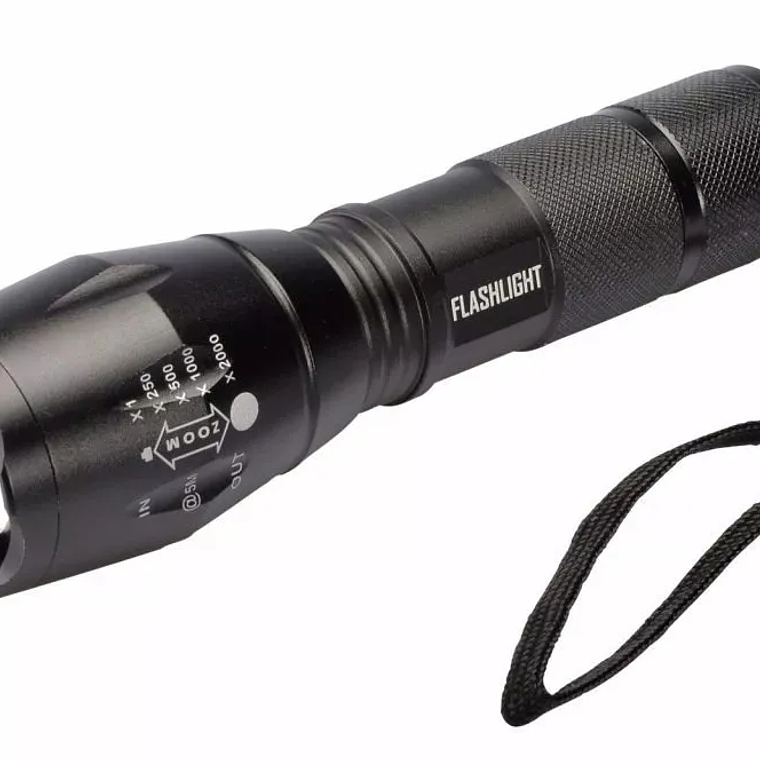 Linterna Tactica Recargable Zoom T6 6000 Lm 2