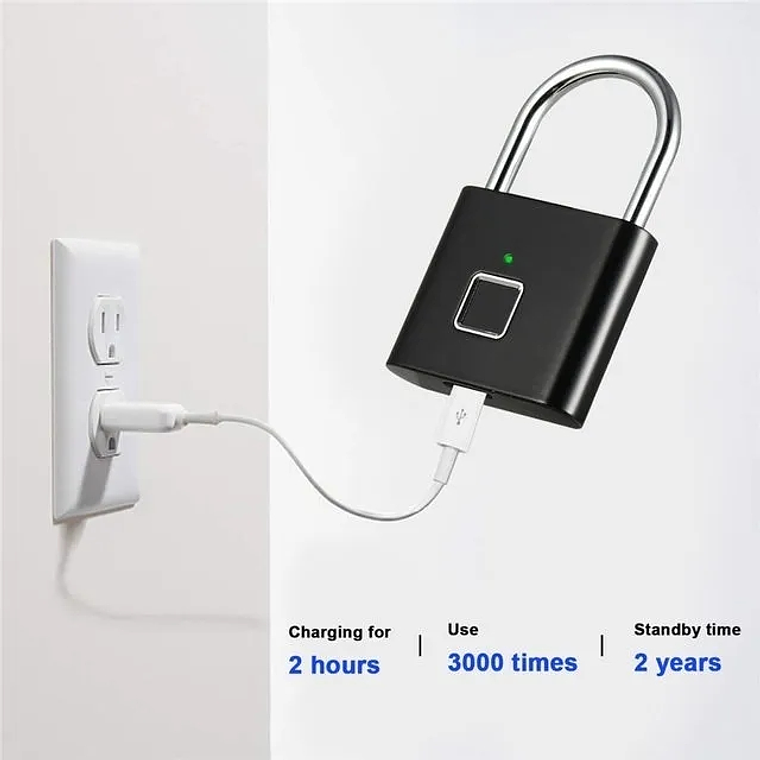 Candado Inteligente Con Huella Dactilar Sin Llave 2