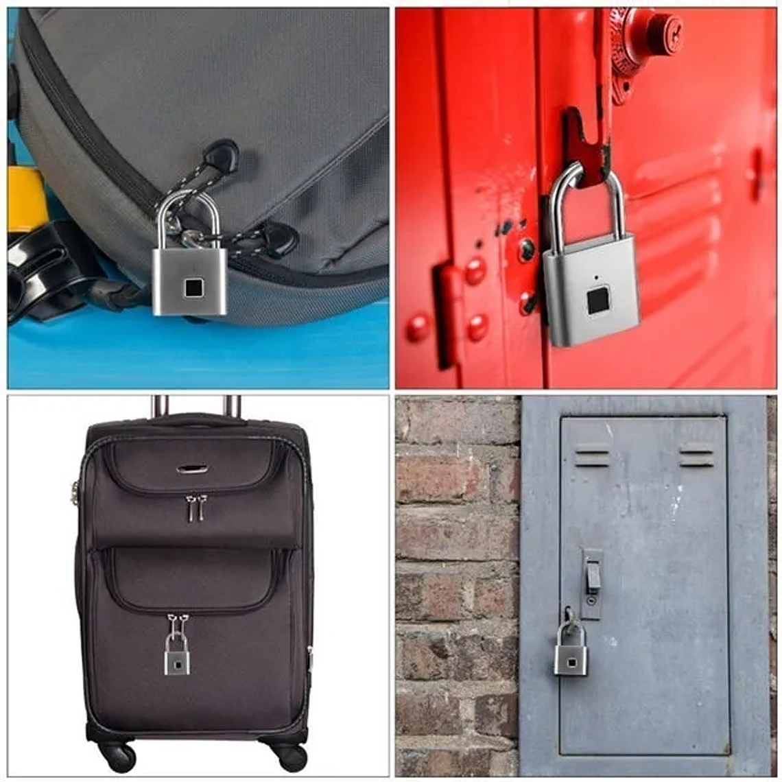 Candado Inteligente Con Huella Dactilar Sin Llave 3