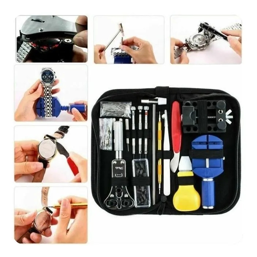 Kit Reparacion De Relojes Juego De Herramientas Para Relojero Set  Profesional