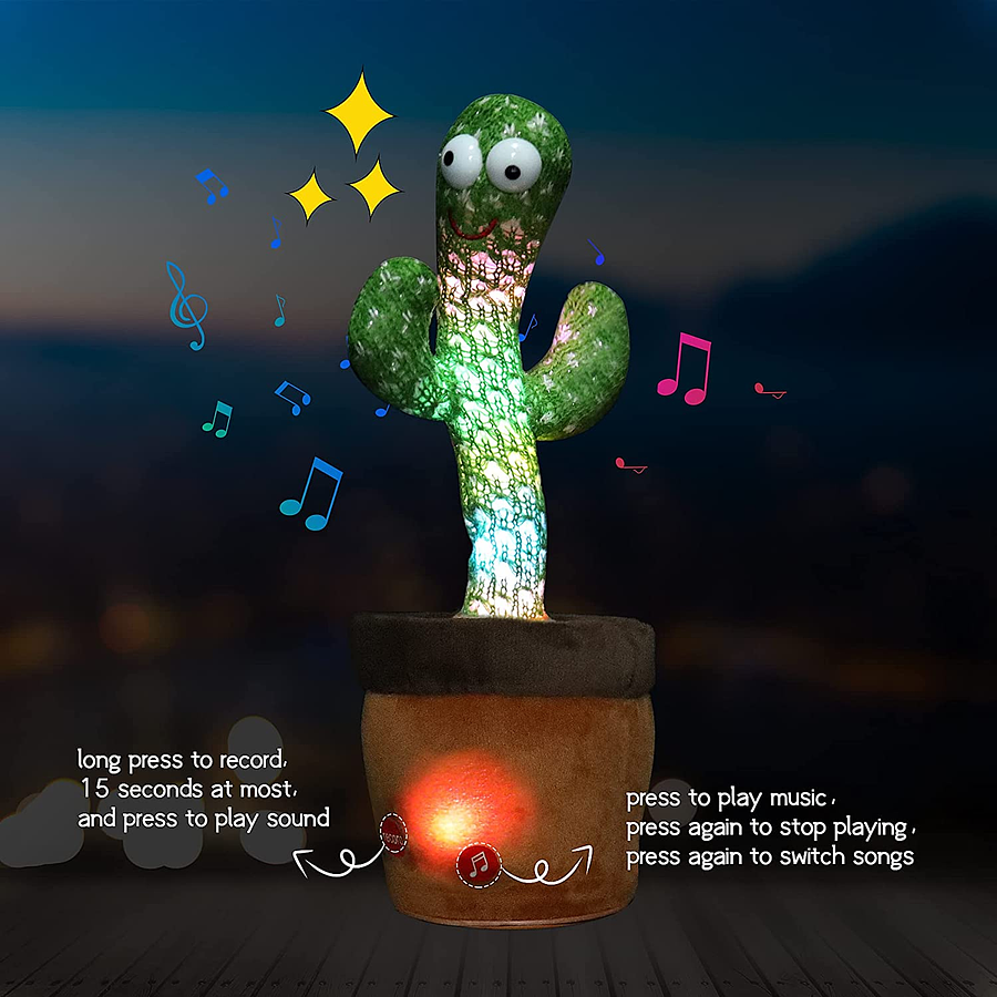 Cactus Bailarin Musical Repetidor de Voz