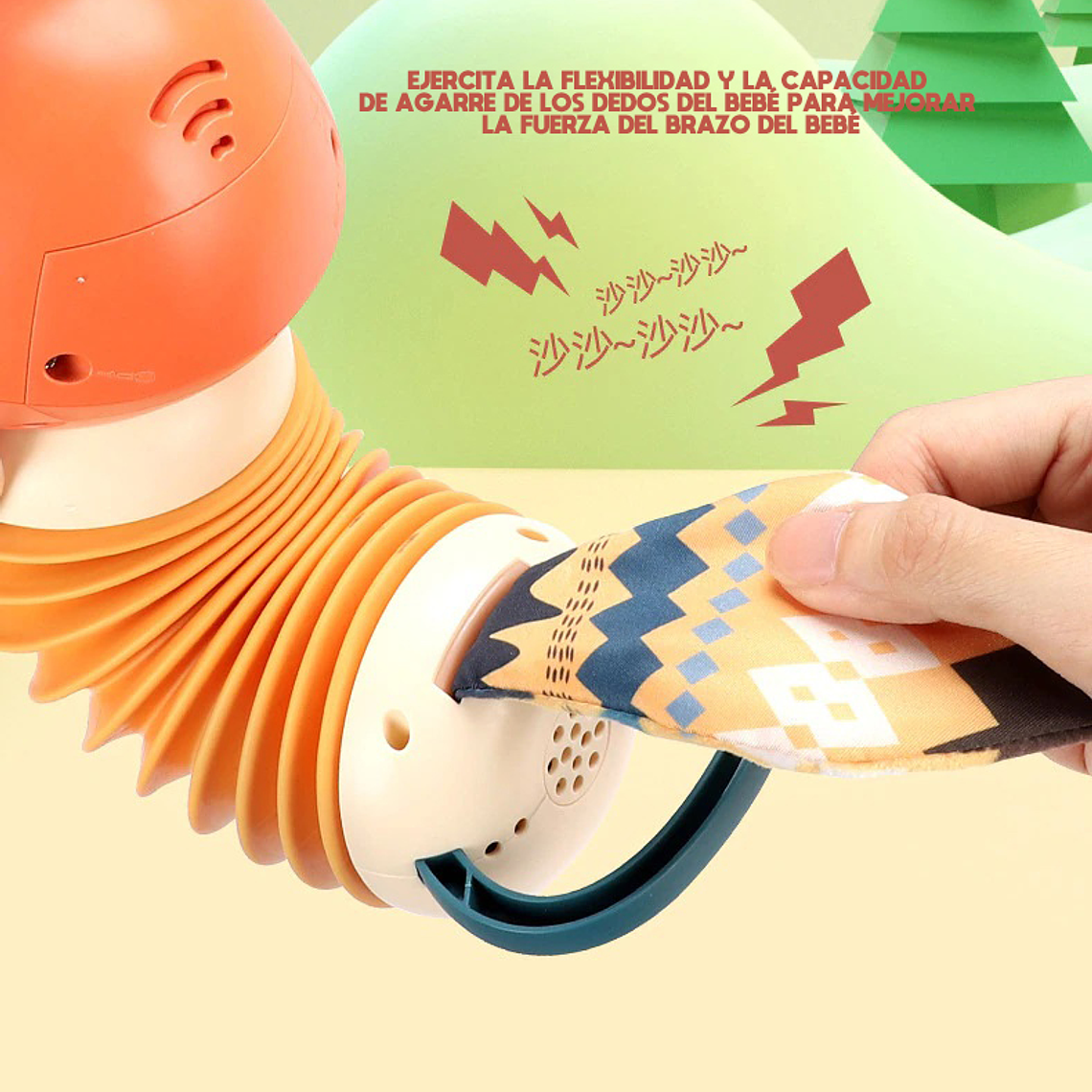 Zorro Acordeón Juguete para Bebé  3