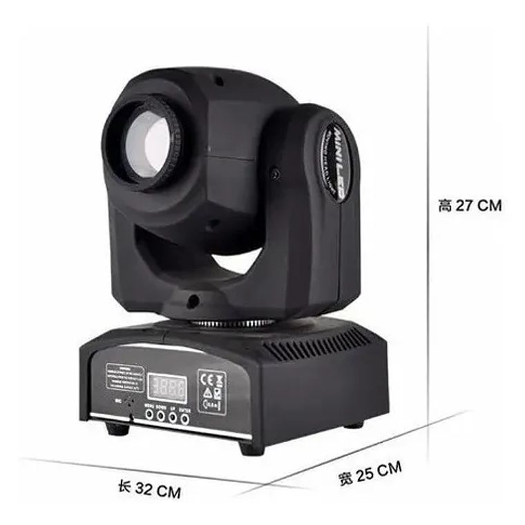 Cabeza Movil Robotica Led 60w Fiestas 2