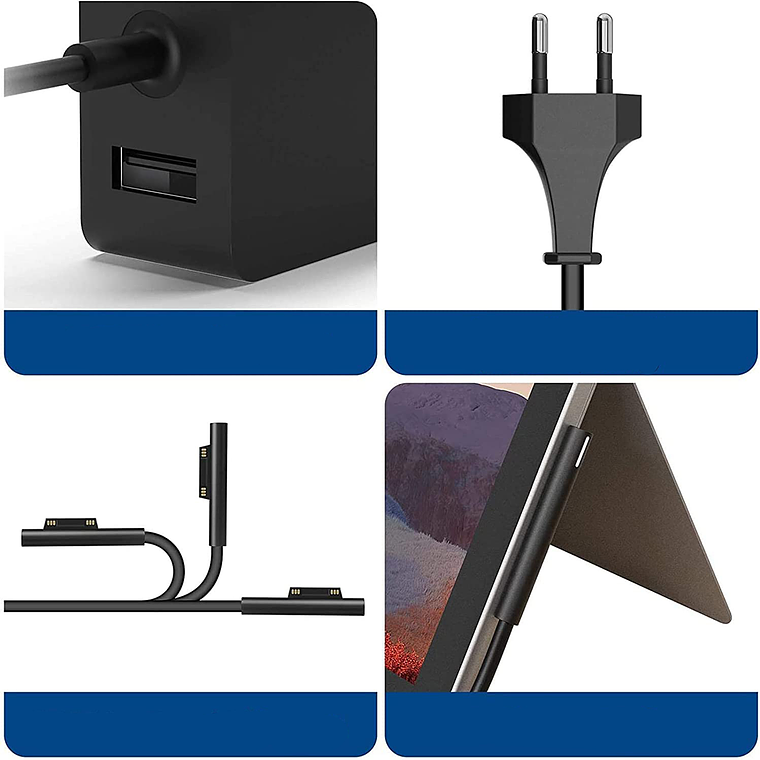 Cargador de Notebook Surface 15v 44w 4