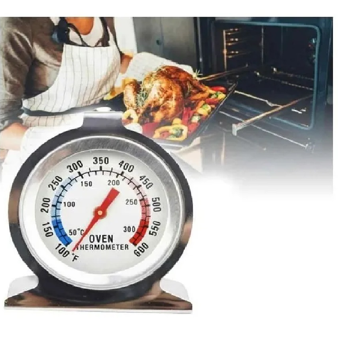 Termometro para Hornos Indicador de Temperatura 2