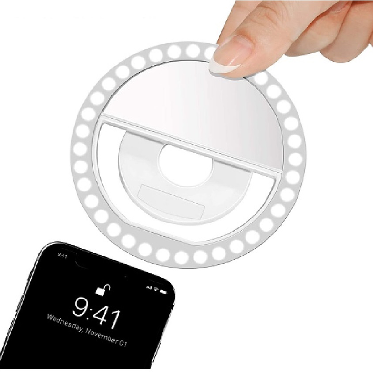 Anillo Selfie Aro Luz Led Usb 3 Modos Iluminación 2