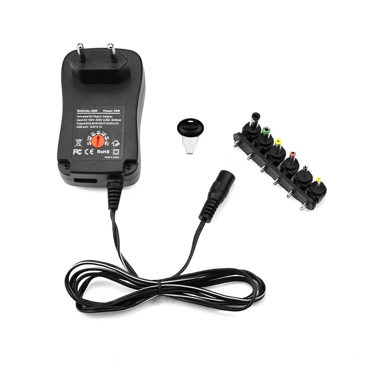 Cargador Transformador Voltaje Universal 3 a 12v 3
