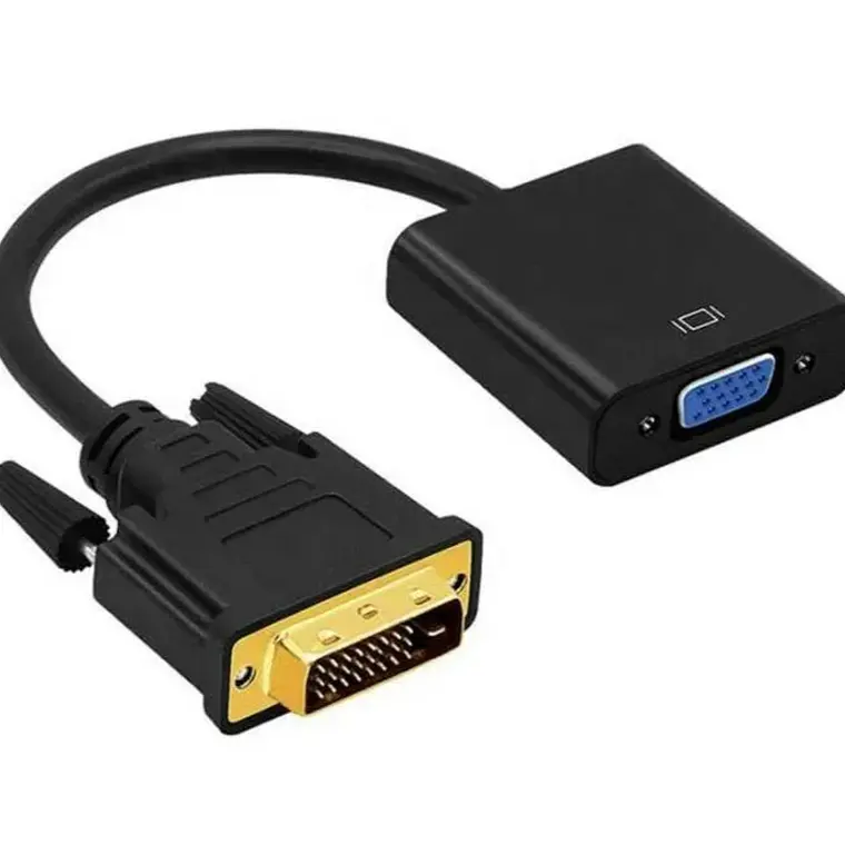 Adaptador Conversor Dvi-d macho 24+1 a Vga Hembra 1080p 1