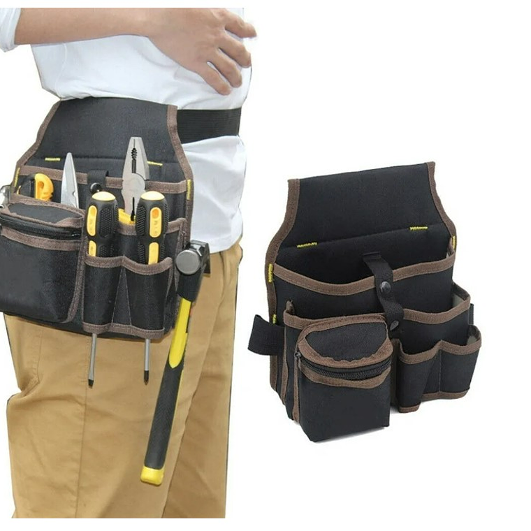 Bolsa Coleto Porta Herramientas 7 Bolsillos Martillo 1