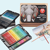 Set 180 Lapices Colores Arte Profesional Dibujo Caja Metálica