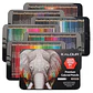 Set 180 Lapices Colores Arte Profesional Dibujo Caja Metálica - Miniatura 1