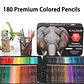 Set 180 Lapices Colores Arte Profesional Dibujo Caja Metálica - Miniatura 5
