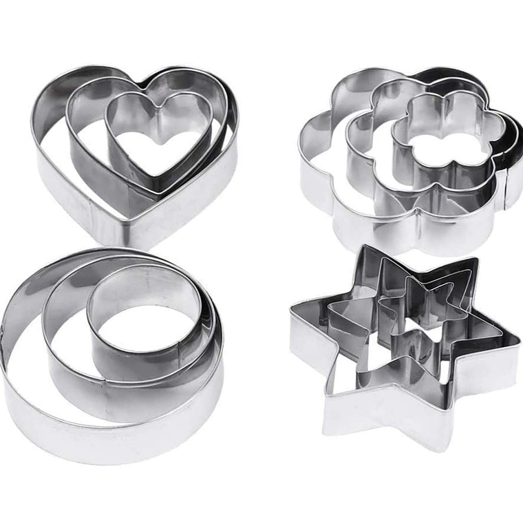 12 Moldes De Galleta Cortador Galletas Moldes Galletas 1