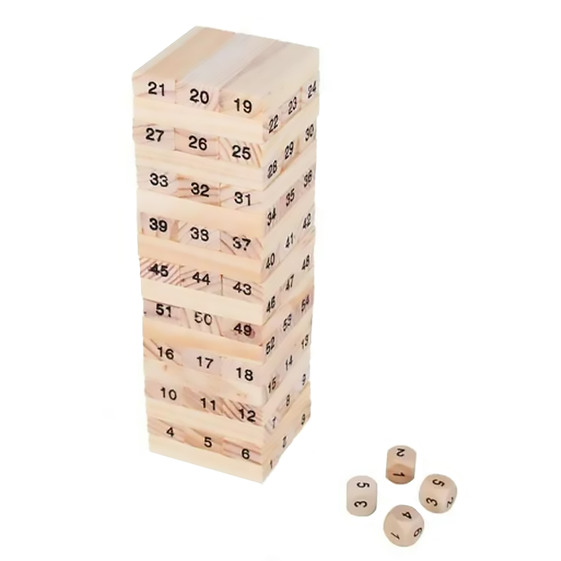Juguete de Madera Juego De Mesa 54 Pcs 1