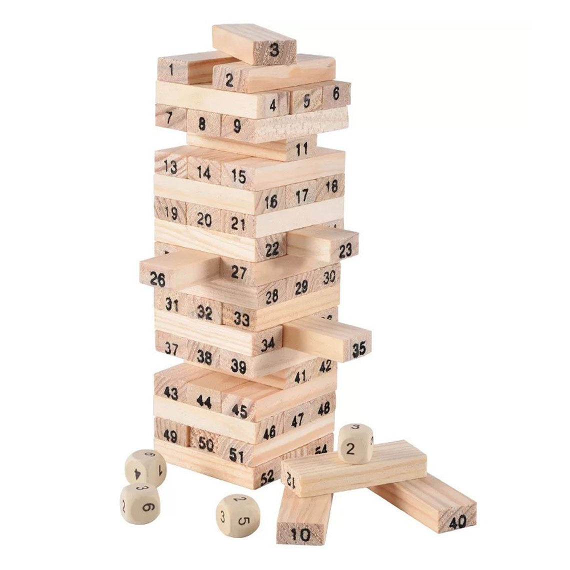 Juguete de Madera Juego De Mesa 54 Pcs 3