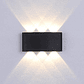 Luz Led Foco Aplique Pared 6 Leds Exterior - Miniatura 1