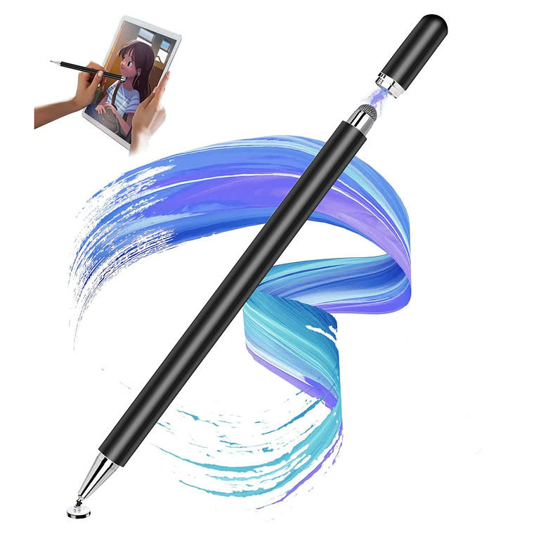 Lapiz Touch Táctil Doble Punta Para iPad Tablet 1