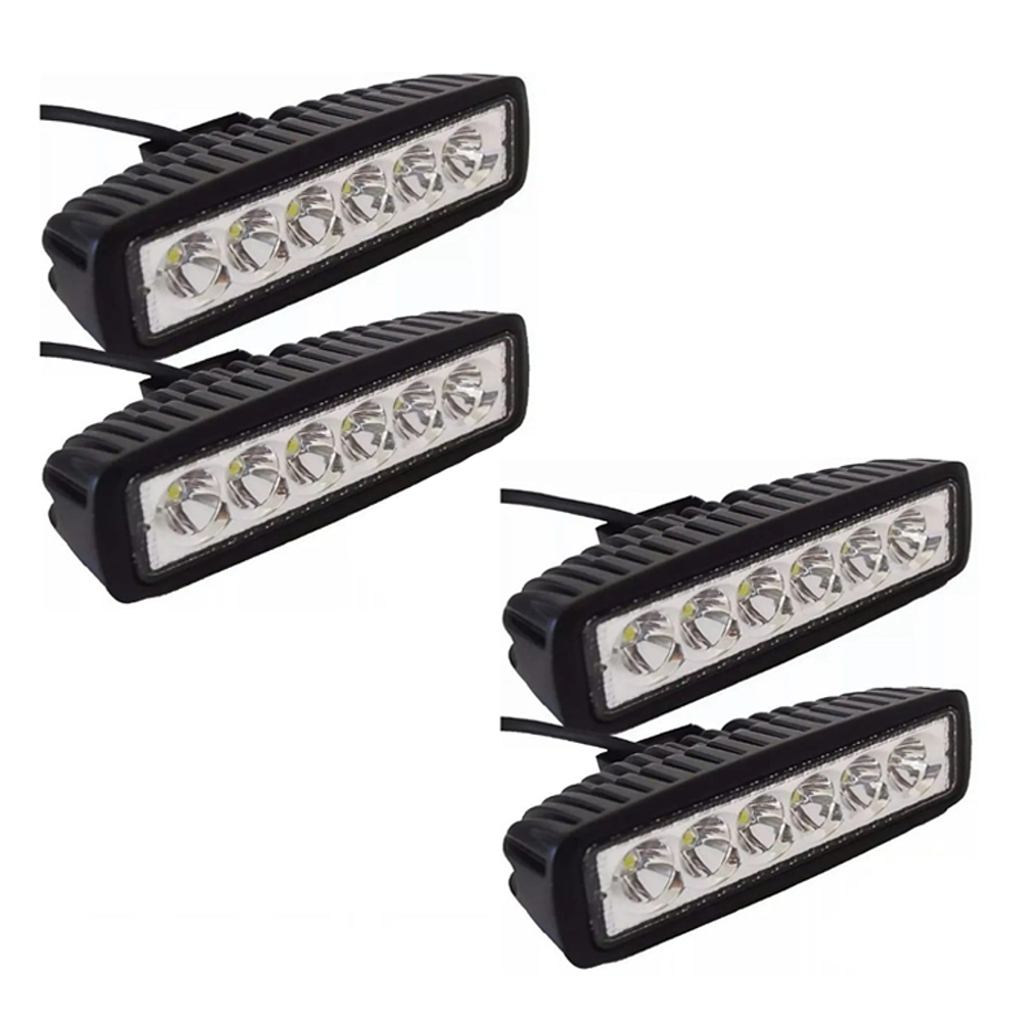 Pack 4 Barra 18w Auto Repuesto 2