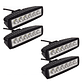 Pack 4 Barra 18w Auto Repuesto - Miniatura 2