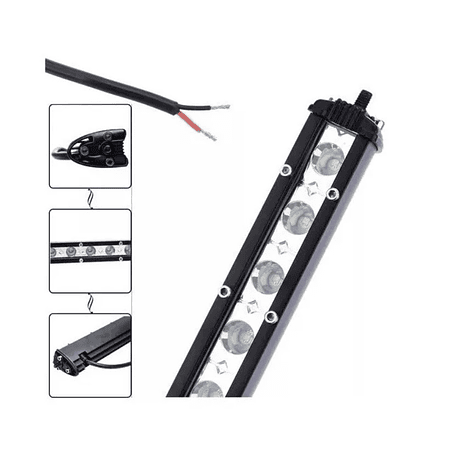 Pack 2 Barra Led Neblinero 72w Auto 4x4 De 65cm