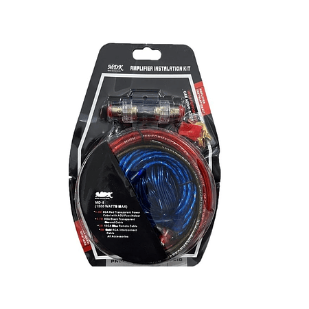 Kit Cables Para Amplificador Subwoofer 1500w Auto