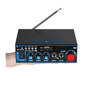 Mini Amplificador Bluetooth Digital Hifi 2ch
