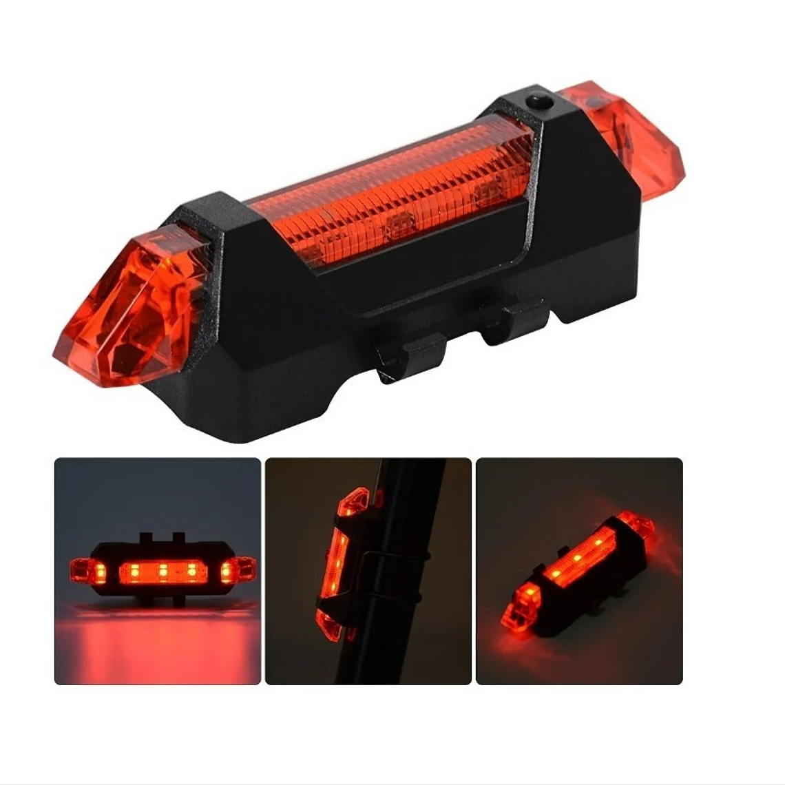 Luces Led Recargables Para Bicicleta 1