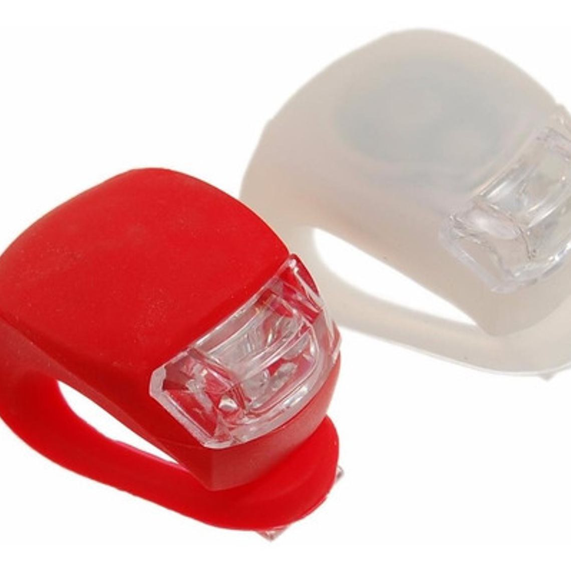 Par Luces Led Bicicleta Silicona Impermeables 5