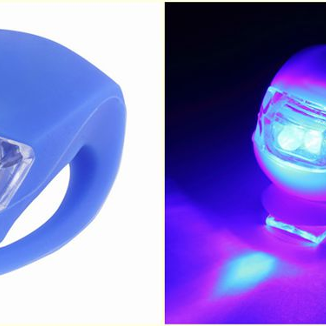 Par Luces Led Bicicleta Silicona Impermeables 6