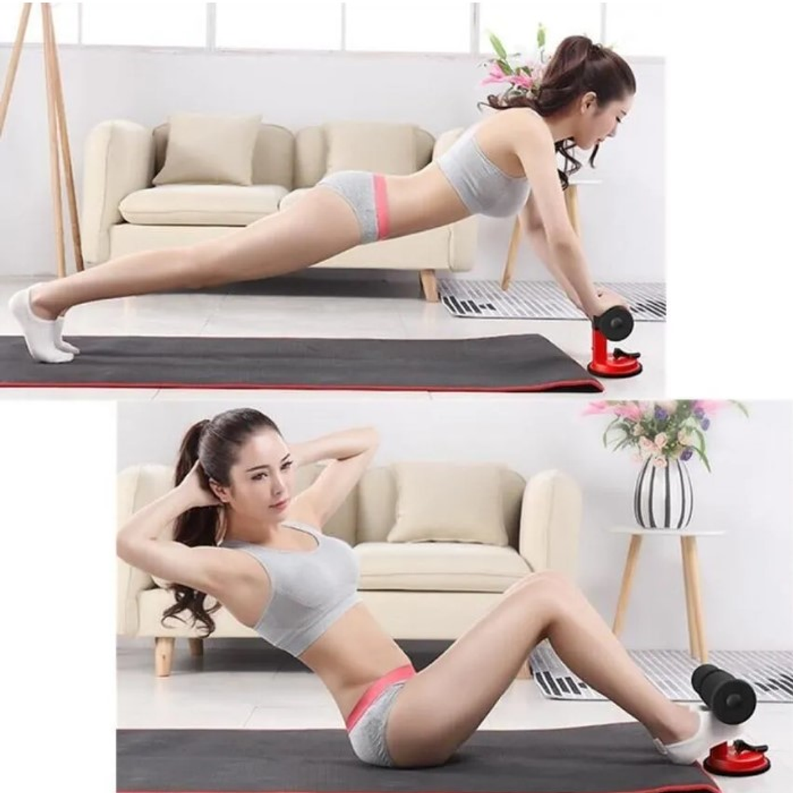 Maquina Ejercicios Portátil Abdominales Con Ventosa 2