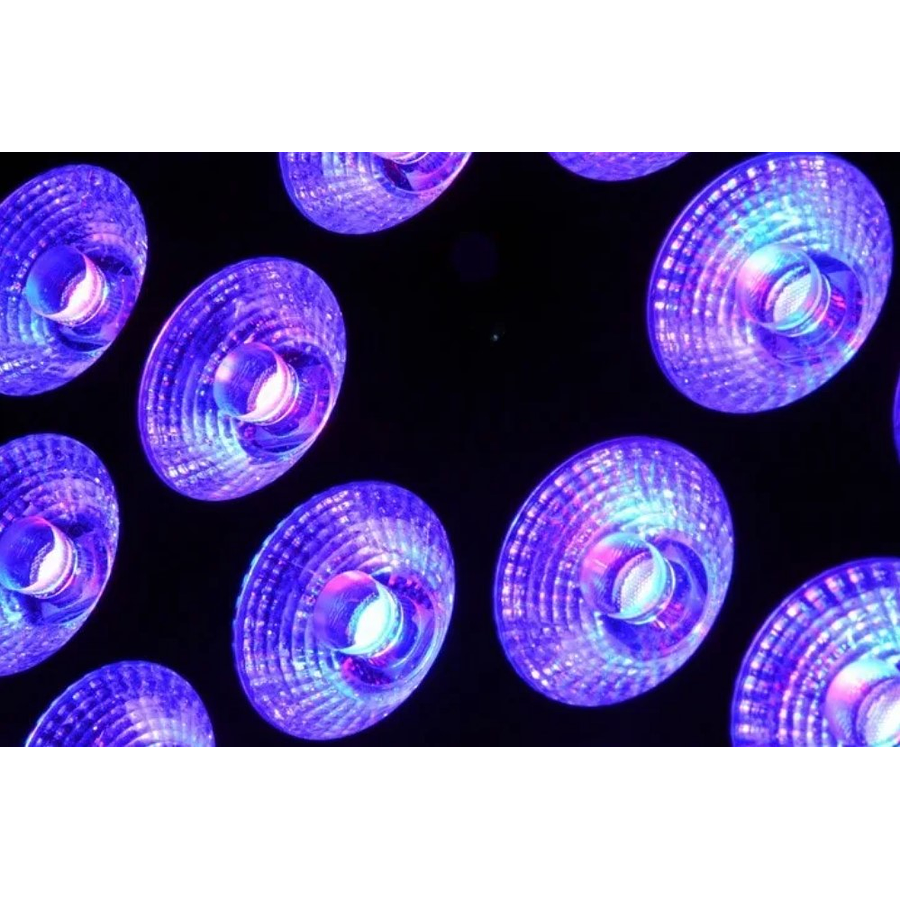 Foco 36 Led Uv Negro Luz Dmx Fiesta Fluor