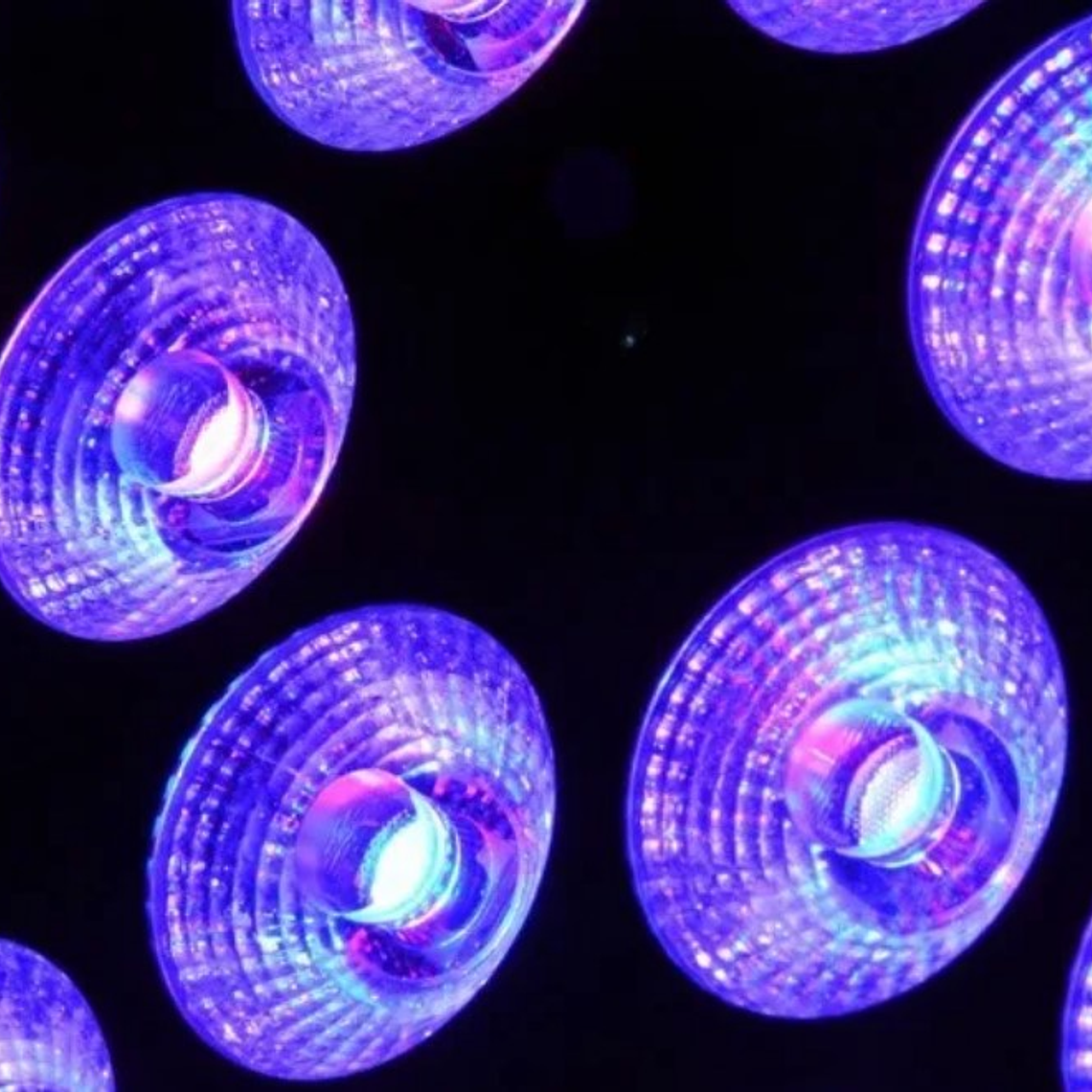 Foco18 Led Uv Negro Luz Dmx Fiesta Fluor 4