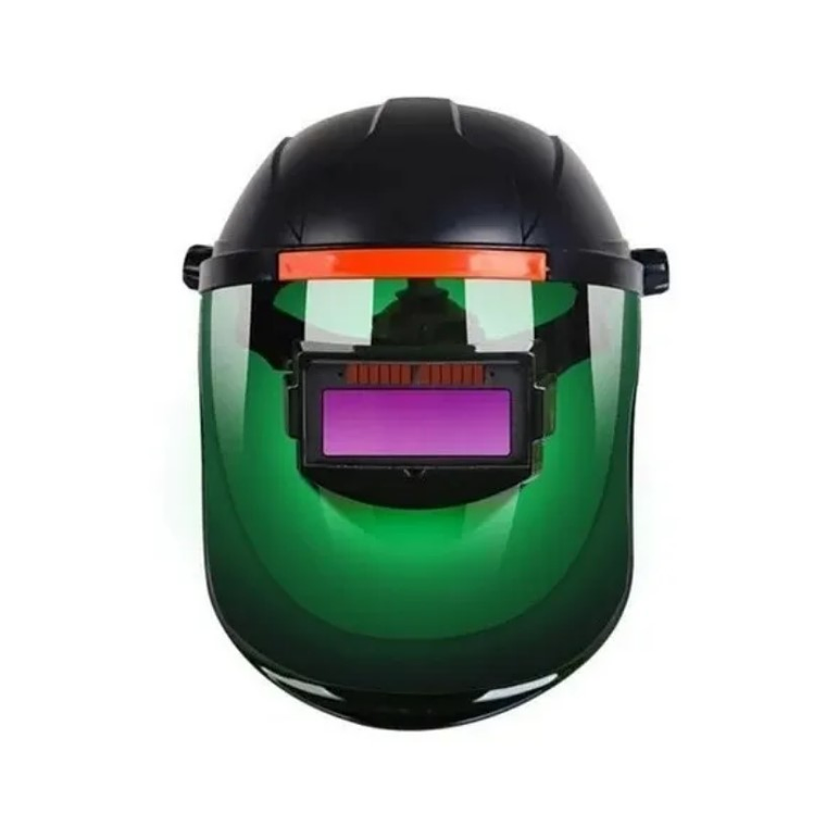 Máscara De Soldar Fotosensible Con Cintillo Ajustable + guantes 2