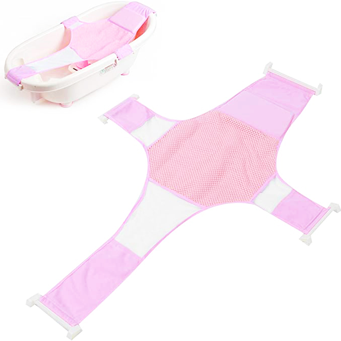 Hamaca Malla Para Bañera Tina De Bebe 4 Puntas 1