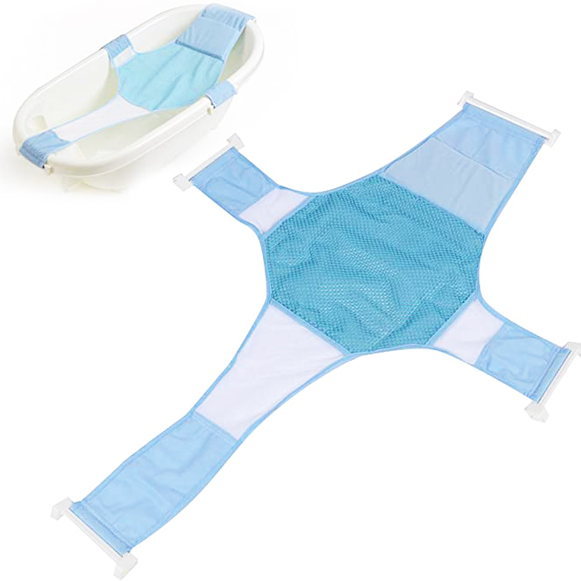 Hamaca Malla Para Bañera Tina De Bebe 4 Puntas 2