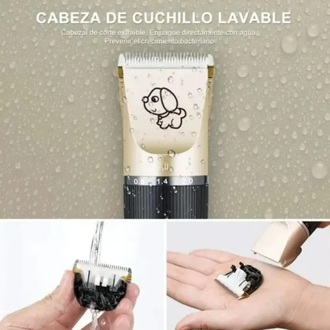 Maquina Corta Pelo Perros Cortadora Usb Accesorios Gatos 2