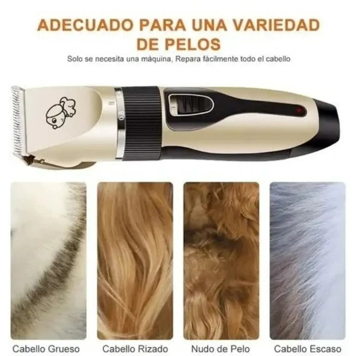 Maquina Corta Pelo Perros Cortadora Usb Accesorios Gatos 3