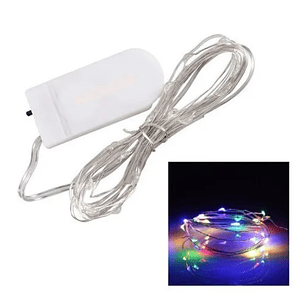 Guirnaldas Luces 20 Micro Led Hadas 2 Metros a Pilas