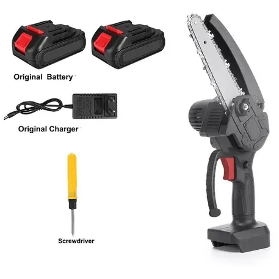 Mini Sierra Podadora Eléctrica Portátil 2 Bateria Recargable 1