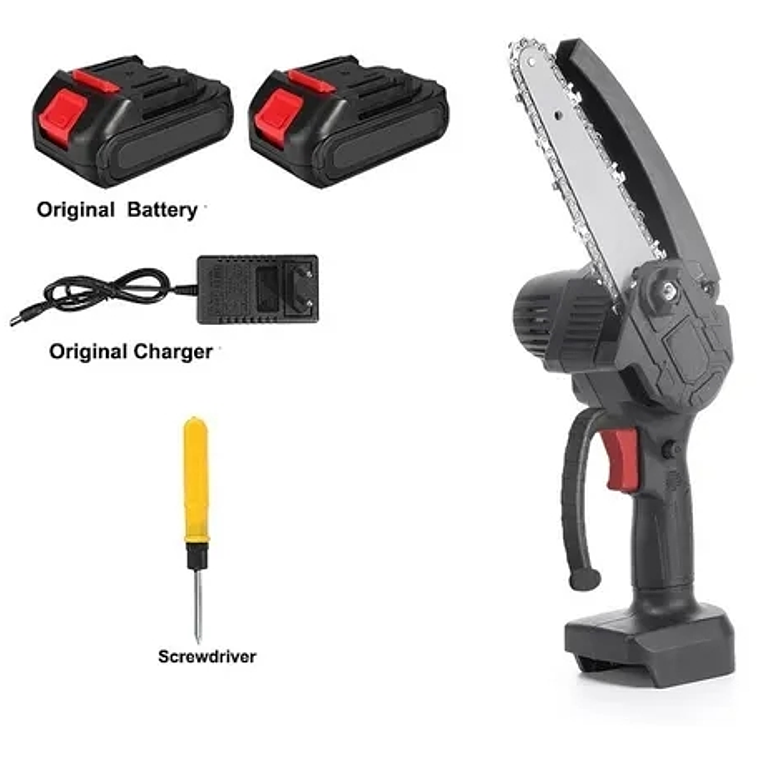 Mini Sierra Podadora Eléctrica Portátil 2 Bateria Recargable 1