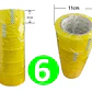 Pack X6 Cinta Embalaje 4.5cm X 200 Mts Transparente - Miniatura 3
