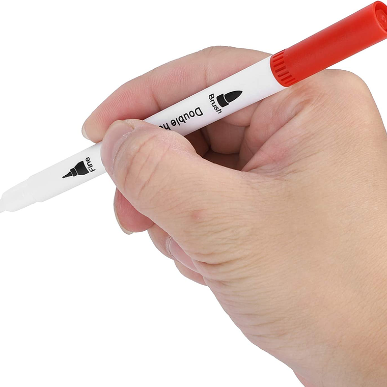 60 Marcadores De Doble Punta Tipo Pincel Colores 4