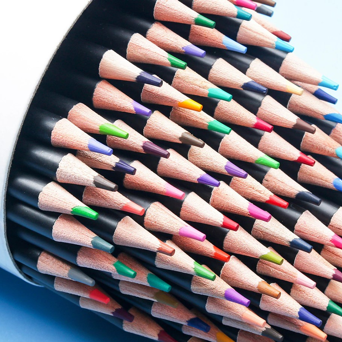 Set 120 Lapices Color Profesional Dibujo Caja Cilindrico 6