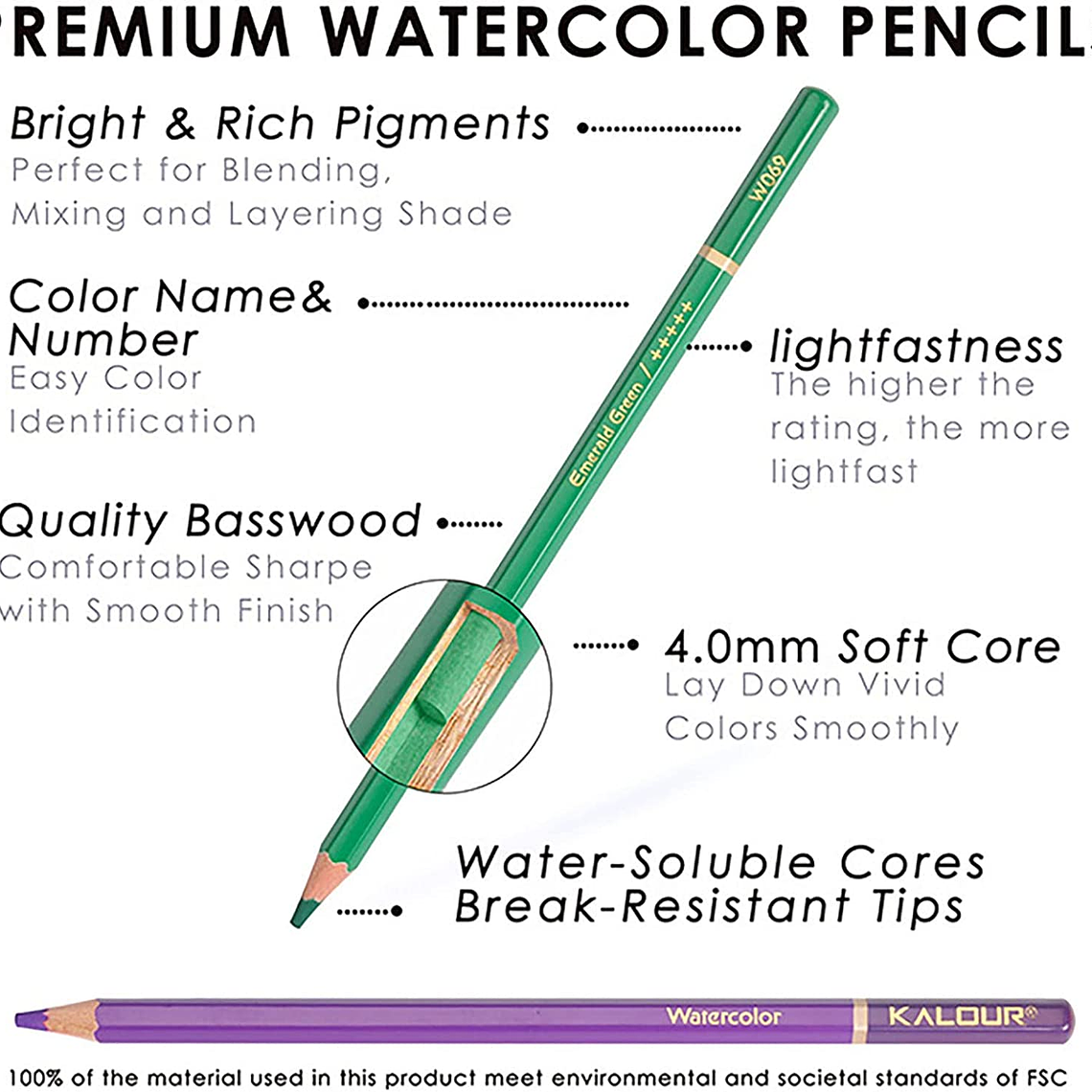 Set 120 Lapices Colore Arte Profesional Dibujo Caja Metálica 4